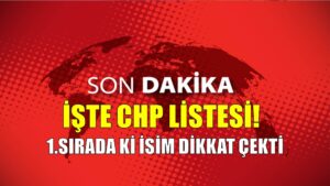 CHP Bartın Üye Aday Listesi!